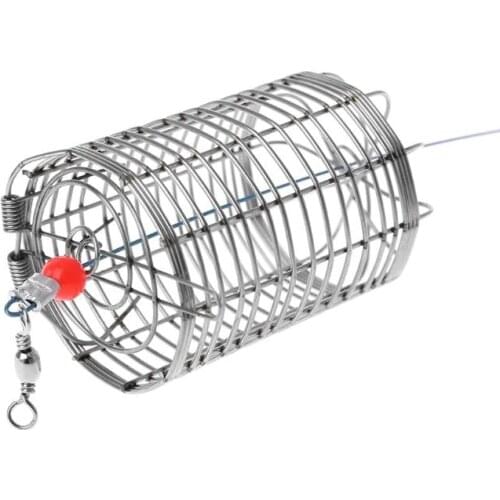 Aquarium Shrimp Small Bait Feeder Cage Dry Spinach Feeding Basket for Fish Floating Food