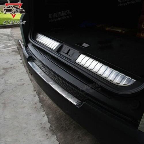 Car-styling cover Stainless steel After the guard back shrouds Rear Bumper Sill fit For Range rover 2014 2015 2016 2018 2019