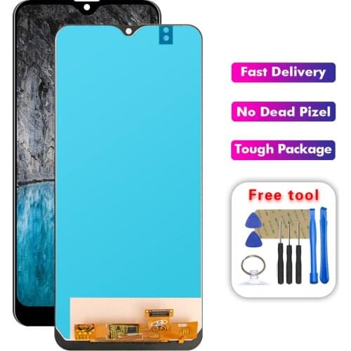 For Samsung Galaxy A20 A205U A205M/DS A205G/DS SM-A205F LCD Screen Touch Digitizer Assembly Free Tools