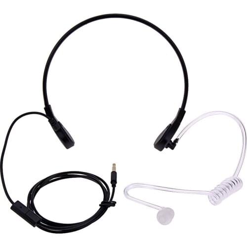 FFYY-1pin 3.5mm Throat Mic Microphone Covert Acoustic Tube Earpiece Headset For Samsung/HTC/LG/Blackberry/MOTORO Smart Phone E