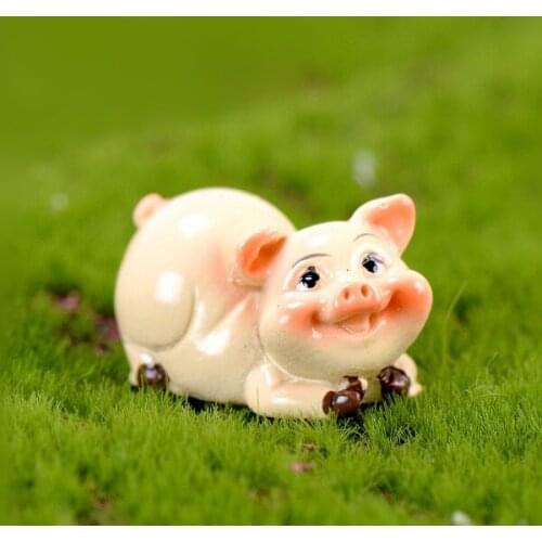 Resin Figures for Decorations Fairy House Figurine Garden Accessories Miniature Animal Figure Mushroom Decor Miniature Figurines