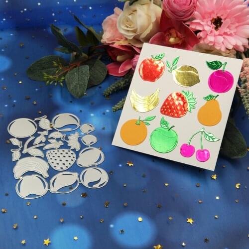 Fruit metal cutting dies 2019 new DIY scrapbook stamp greeting card gift card decorative arts and crafts embossed mold