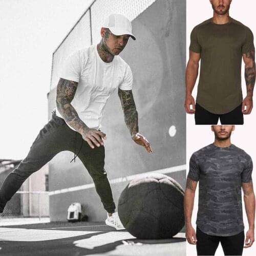 Mens Muscle T Shirt Bodybuilding Fitness Men Tops Cotton Singlets Tshirt Cotton Short Sleeve Tshirt Plus Big Size 5Xl