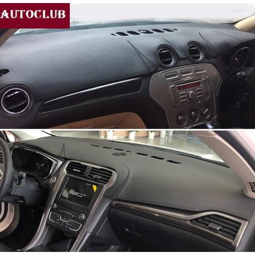 For Ford Mondeo 2006-2019 Leather Dashmat Dashboard Cover Prevent Sunlight Pad Dash Mat sun shade 2008 2009 2010 2011 2014 2016