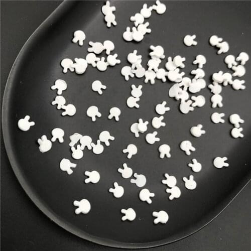 50g Rabbit Polymer Clay Slices Sprinkles for Kids Diy,Craft/Nail Art/Scrapbook Decoration,Filler Polymer Clay Embellishments