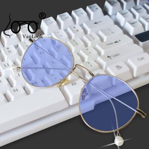 Round Computer Glasses Transparent Women Men Gaming Eyeglasses Circle Spectacles Optical Frame Lentes Opticos Mujer Clear Lens