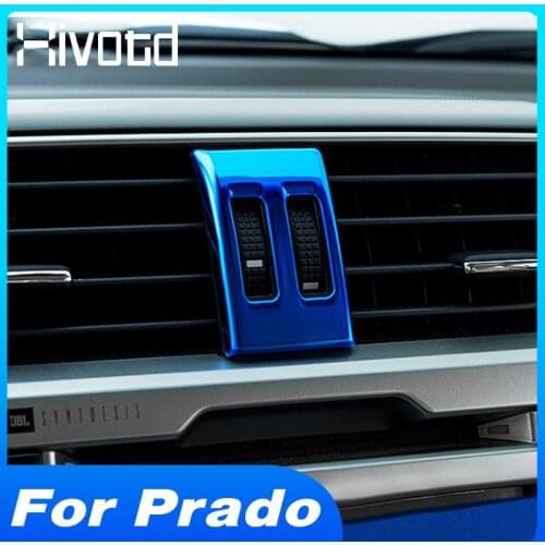 Hivotd Air Outlet Cover Car Styling Modification Interior Decoration Accessories Moulding Parts For Land Cruiser Prado 150 2020