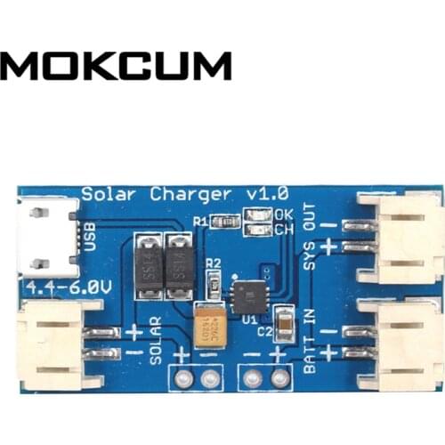 DC4.4V Lithium Battery Solar Charging Board 500MA Mini Solar Lithium Battery 6A USB Charging Board CN3065 MINI Charging Module