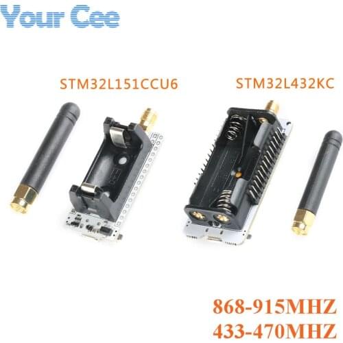 SX1276 Development Board LoRaWAN Wireless Transceiver Wireless Module STM32L432KC STM32L151CCU6 433-470 868-915MHz with Antenna