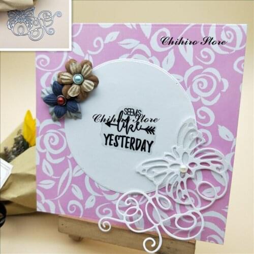 The butterfly Metal Cutting Dies Scrapbooking For Card Making DIY Embossing Cuts New Craft Pattern Photo Frame Cover