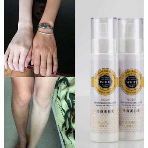 Instant Whitening Body Cream Lightening Body Face Facial Cream Skin Sunscreen Waterproof, Neck Whitening Emulsion 150ml