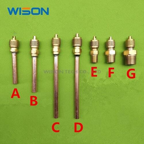 Refrigerator check valve Air conditioning refrigeration fluoride nozzle Add liquid nozzle Quick connector Chiller copper needle