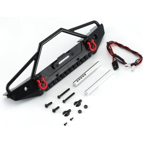 AXIAL SCX10 CNC Front & Rear Bumper Kit Bull Bar for 1/10 RC Crawler Car Axial SCX10 90046 TRX4 Rock Crawler RC Truck
