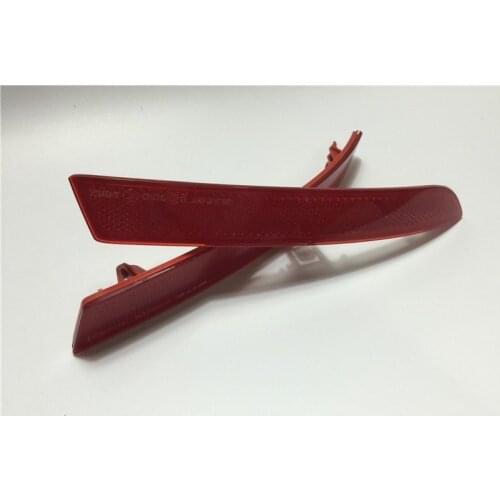 Osmrk Rear Bumper Reflector Brake Light Red Lens LED Bulb Car Warning Stop Fog Lamp for BMW 5 series E60 520li 523li 525li