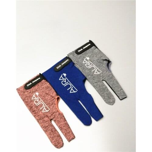 AURA Billiard Pool Cue Gloves 3 Colors Option Snooker Cue Gloves Professional Blilliards Accessories for Two Hands