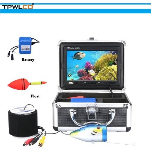 Portable Mini 7" Inch Monitor Waterproof Underwater Fishing Camera Suooprt Video Record 15m/30m/50m Cable