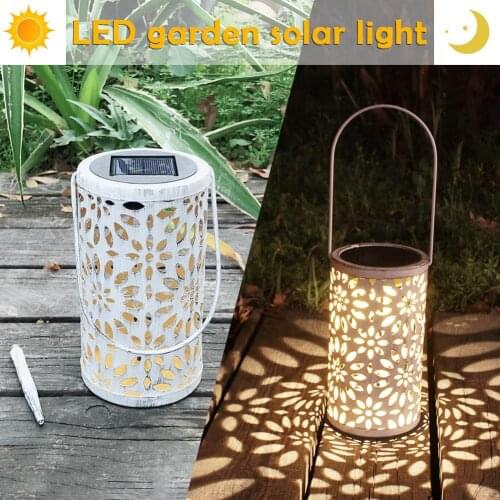 Garden Decoration Lamps Solar Light Powered LED Lamp In-Ground IP44 Waterproof Landscape Handing Wall Outdoor Lighting Lights