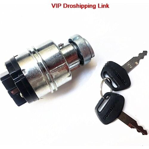 For SUMITOMO SH200/240/350/LS265 ignition switch start switch ignition lock starter electric injection lock head excavator parts