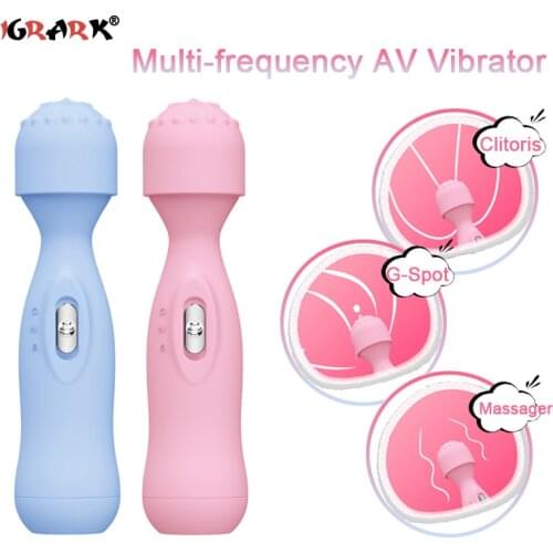 AV Vibrator Sex Toys for Woman G-Spot Massager Powerful Magic Wand Clitoris Stimulator Vibrating Dildo Female Sex Good for Adult