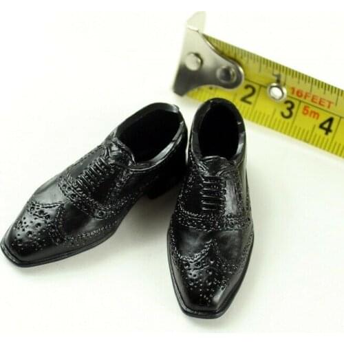 1/6th Male Soldier Leather Shoes Model for 12" Action Figure Doll Toys
