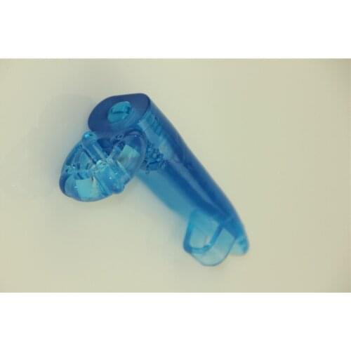 1PC Vibrating Cock Ring Stretchy Penis Ring Clitoris Stimulation Cock ring Vibrator Sex Products Sex Toys for Men ST125