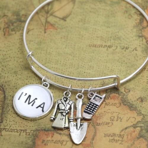 12pcs Pretty Little Liars I'm A Expandable Bracelet Pretty Little Liars Jewelry PLL Jewelry Fandom Jewelry