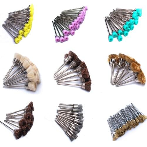 50pcs/Set Electric Manicure Drills Cleaning Brush Cleaner Nail Drill Bit Plactic Clean Tool For Manicure Pedicure Machine