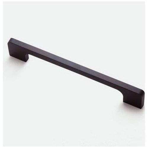6.3" Wardrobe door handle Black dresser kitchen cabinet door pull knobs Cupboard drawer handle 160mm furniture decoration handle