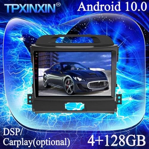Android 10.0 PX6 4+128G For Kia Sportage 3 2010-2016 Carplay Multimedia Player Tape Recorder GPS Navigation Auto Radio Head Unit