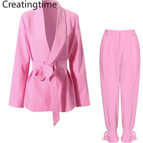 CREATINGTIME Womens Fashion Pantsuits
