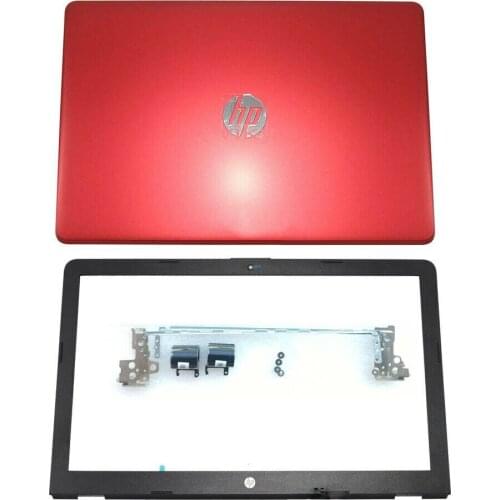 For HP 15-BS234WM 15-BS244WM 15-BS144WM LCD Back Case Lid+Bezel+Hinges+Cover Red