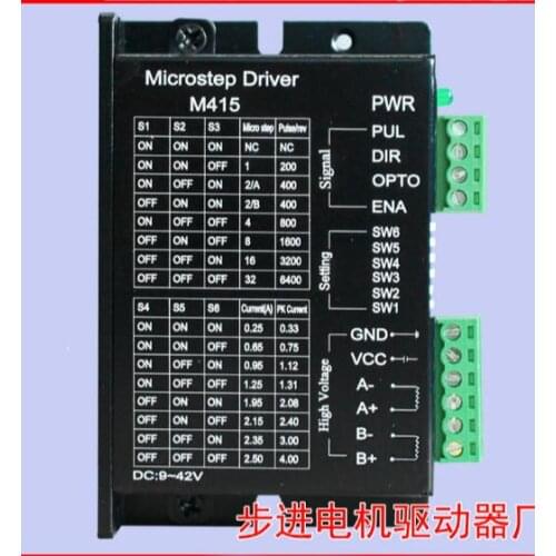 20/28/39/42/57 Stepper Motor Driver M415 Current 4A32 Subdivision Driver