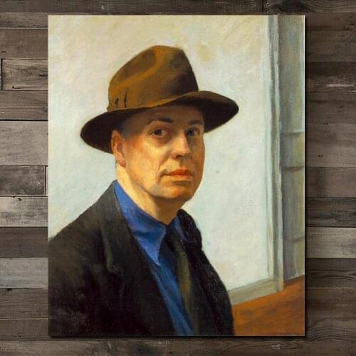 Edward Hopper Wallpaper Canvas Painting Print Living Room Home Decoration Artwork Modern Wall Art Oil Painting Poster Picture