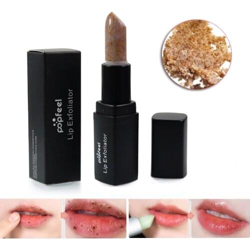 Brand Natural Sugar Lip Exfoliator Stick Lip Scrub Exfoliating Balm Moisture Lip Care Remove Lips Dead Skin Moisture Lips Sticks