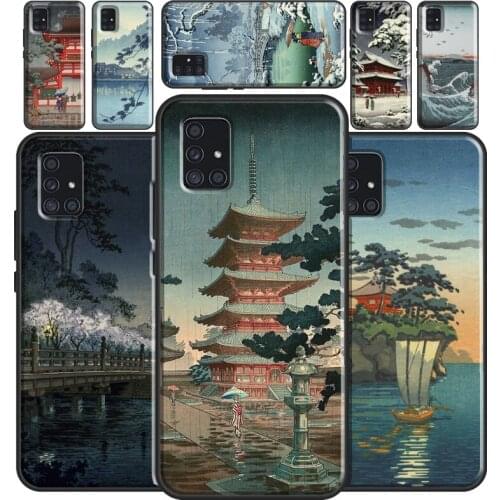 Ukiyo-e Japanese style Art Case For Samsung A32 A12 A42 A52 A72 A02 A10 A20 S A40 A50 A70 A21S A20e A31 A41 A51 A71
