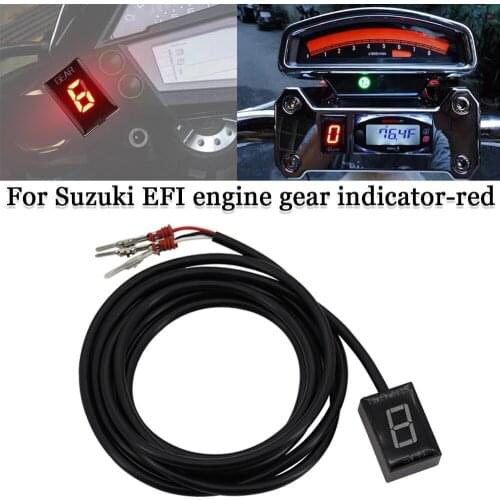 Alconstar-Class 1-6 motorcycle Ecu plug installation speed gear display indicator EFI engine, for Suzuki GSXR600 SV650 750