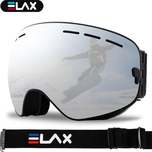 ELAX BRAND NEW Double Layers Anti-fog Ski Goggles Snow Snowboard Glasses Snowmobile Eyewear Outdoor Sport Ski goggles