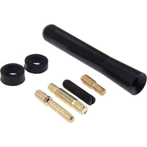 8cm Mini Car Short Carbon Fiber Radio Aerial Antenna For Ford Focus 2 3 Roof Antenna Enhanced Signal Car Radio Aerial Antenna