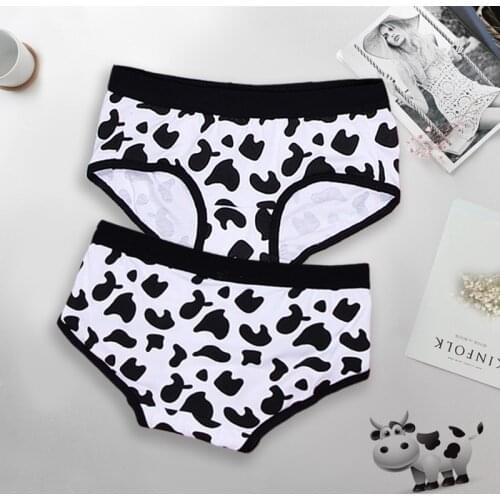 Fashion womens panties cotton briefs cartoon print girls underwear ladies autumn winter panty female sex lingerie underpants