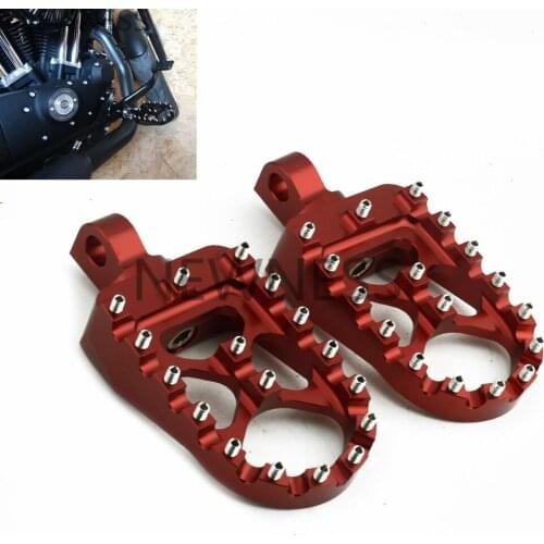 Motorcycle New Foot Pegs Rests Pedals Footpegs Footrests For Harley Davidson Dyna Softall Touring Sportster Fatboy Iron 883