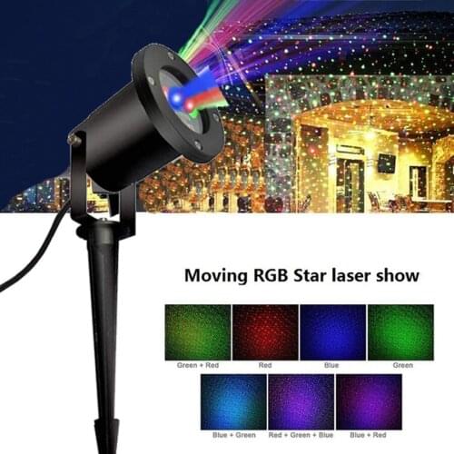 Christmas Laser Projection Outdoor Laser Light Xmas Projector Landscape Light Wide Coverage Holiday Party Night Decro