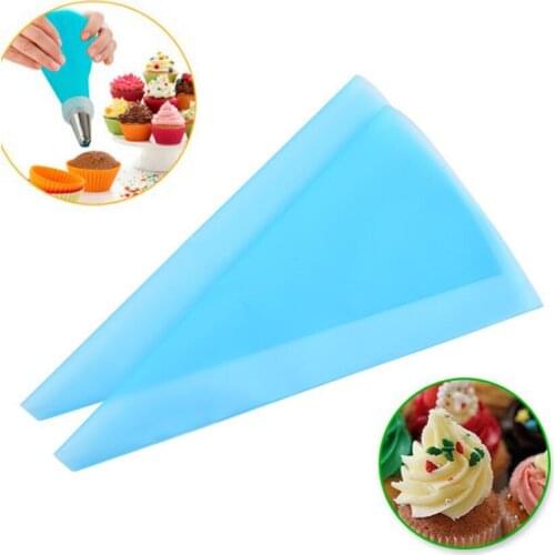 Silicone TPU Icing Piping Bag Reusable Cream Pastry Bags Nozzle Baking Cake Decorating Tool DIY Cake Tools for Confectionery