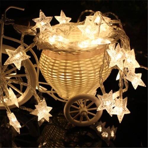 LED lights decoration LED star copper Wires led lights fairy lights Christmas lights wedding decoration battery lights operate