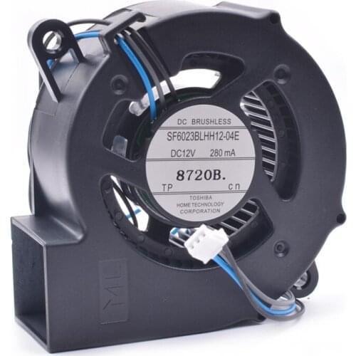 Brand new original Toshiba SF6023BLHH12-04E 6cm 12V 280mA projector blower fan