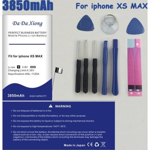 DaDaXiong Original Battery Built-in Phone Battery For iPhone XS MAX To Replace High-Capacity Battery 3850mAh + Free Tool