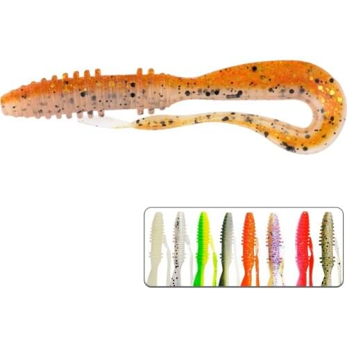 1PCS 9CM Eight Claws Fishing Soft Bait For Bass Artificial Silicone Fish Lure Salt Smell Carp Bass Fishing Takcle Silicone Bait