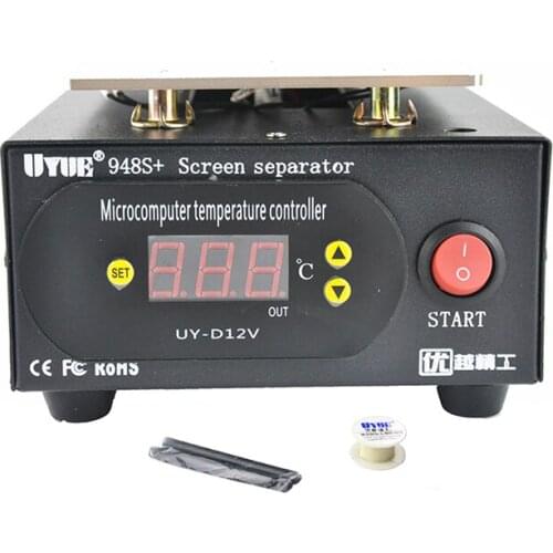 110/220V Build-in Vacuum UYUE 948S+ LCD Touch Screen Separator Machine Kit for iPhone Samsung HTC HUAWEI PhoneFront Glass Repair