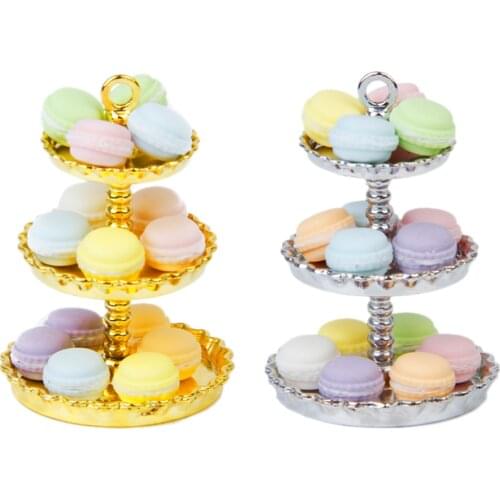 15pcs Dolls house miniatures Cream Cake Set Kitchen Bakery Decor