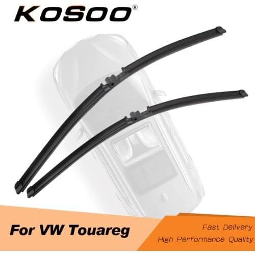 KOSOO For Volkswagen Touareg 2003 2004 2005 2006 2007 2008 2009 2010 2011 2012 2013 2014 2015 2016 2017 Car Wiper Blades Styling
