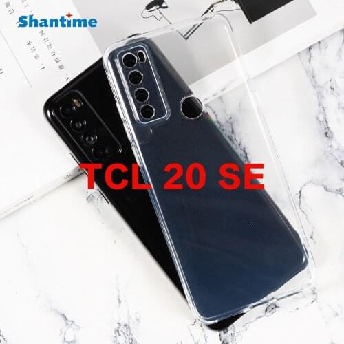 For TCL 20 SE Case Ultra Thin Crystal Clear Shock Absorption Technology Bumper Soft TPU Cover CaseFor TCL 20 SE 6.82 inch